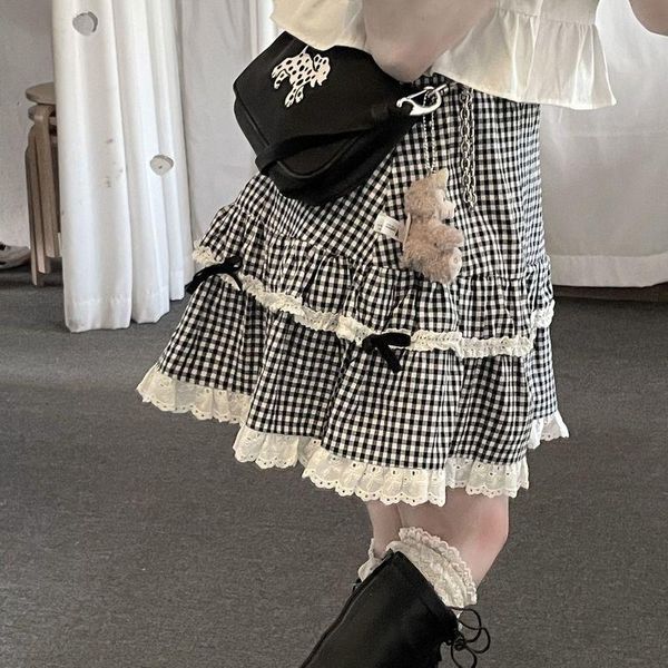 skirts summer cake skirt students korean style japanese soft girl cute high waist ruffled lace pleated, Black
skirts summer cake skirt students korean style japanese soft girl cute high waist ruffled lace pleated, Black