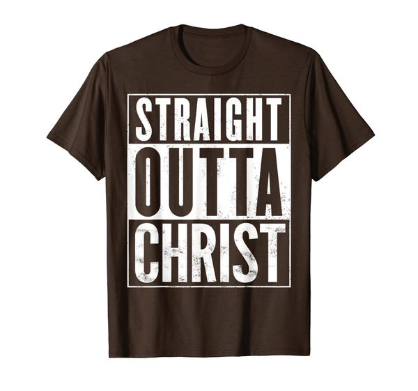 Straight Outta Christ Funny T-Shirt, Mainly pictures