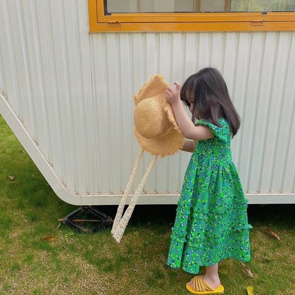 toddler girls summer dress baby kids short sleeve princess dresses little muslin clothes 2021 korean children's clothing girl's, Red;yellow
toddler girls summer dress baby kids short sleeve princess dresses little muslin clothes 2021 korean children's clothing girl's, Red;yellow