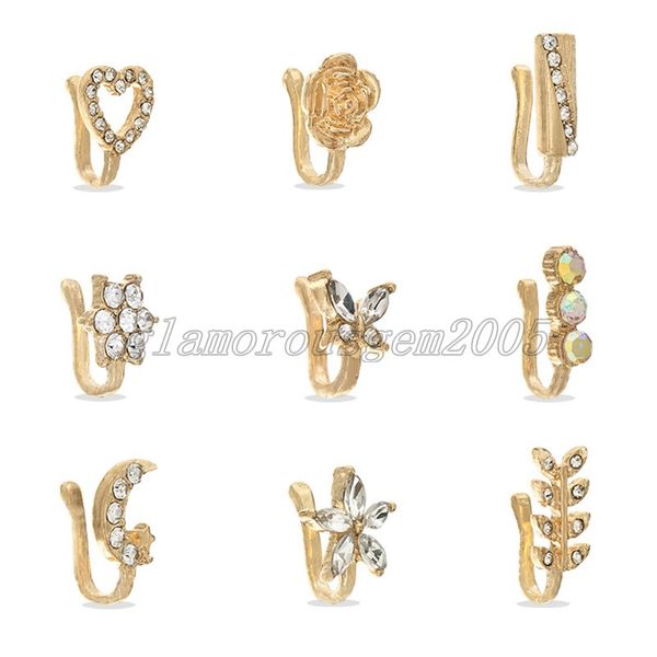 9 pcs set nasal rings circumferential band suitable for lady girl cartilage ear nose ring no piercing body jewelry, Silver
9 pcs set nasal rings circumferential band suitable for lady girl cartilage ear nose ring no piercing body jewelry, Silver