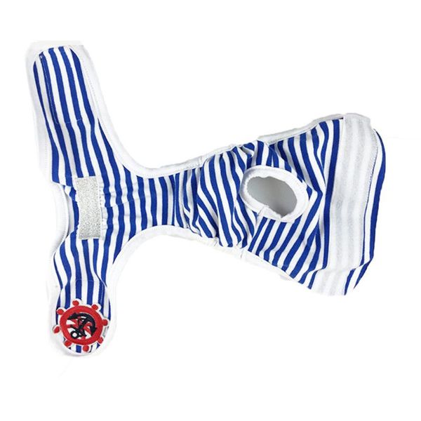 dog apparel blue stripe diaper navy style short pet physiological washable pants for female dogs menstruation shorts
dog apparel blue stripe diaper navy style short pet physiological washable pants for female dogs menstruation shorts