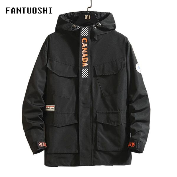men's jackets spring and autumn hooded men fashion long-sleeved slim casual mens multi-pocket design large size jacket 5xl, Black;brown
men's jackets spring and autumn hooded men fashion long-sleeved slim casual mens multi-pocket design large size jacket 5xl, Black;brown