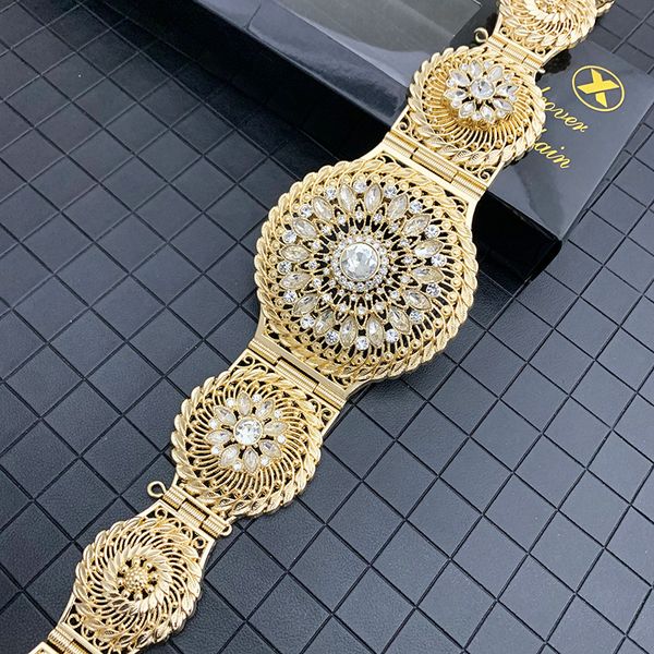 moroccan pansy caftan wedding gold silver color metal belt for women crystal waist chain body jewelry
moroccan pansy caftan wedding gold silver color metal belt for women crystal waist chain body jewelry