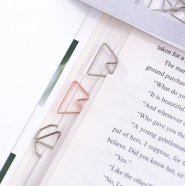 bookmark clip 10 pcs/pack geometric polygon triangle student supplies creative school for children bznvn paper metal
bookmark clip 10 pcs/pack geometric polygon triangle student supplies creative school for children bznvn paper metal