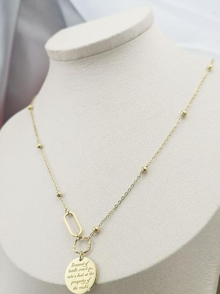 fashion goddess luxury women neckles gold luxe jewelry stainless steel chains, Silver
fashion goddess luxury women neckles gold luxe jewelry stainless steel chains, Silver