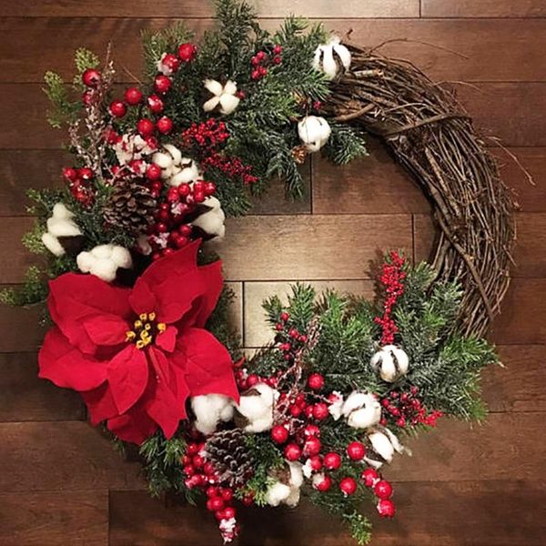decorative flowers & wreaths christmas wreath with artificial red berries rattan for front door wall window home farmhouse decor housewarmin
decorative flowers & wreaths christmas wreath with artificial red berries rattan for front door wall window home farmhouse decor housewarmin