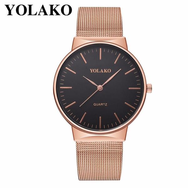 wristwatches yolako brand men stainless steel business watch luxury male quartz clock relogio masculino, Slivery;brown
wristwatches yolako brand men stainless steel business watch luxury male quartz clock relogio masculino, Slivery;brown