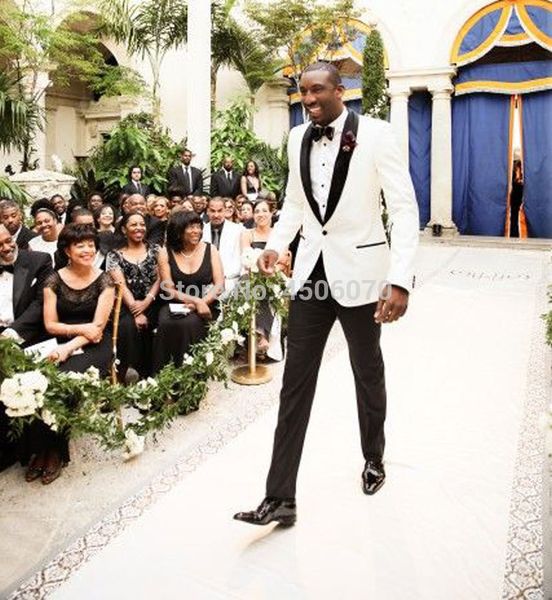 men's suits & blazers ivory mens wedding slim fit groom wear tuxedos bridegroom shawl lapel groomsman costume homme 2pcs jacket pa, White;black
men's suits & blazers ivory mens wedding slim fit groom wear tuxedos bridegroom shawl lapel groomsman costume homme 2pcs jacket pa, White;black