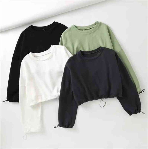 womens sweatshirts solid casual plain crops long sleeve round neck pullovers autumn spring sweatshirt outwear s-xxl, Black
womens sweatshirts solid casual plain crops long sleeve round neck pullovers autumn spring sweatshirt outwear s-xxl, Black