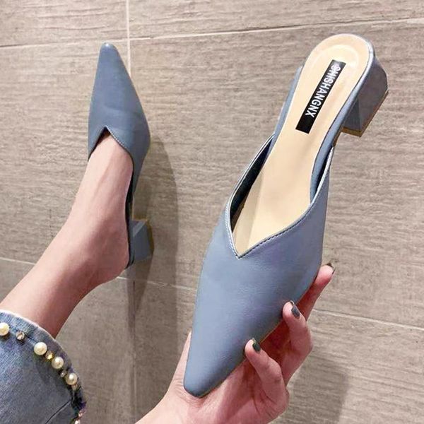 slippers brand design women slipper 2021 spring ladies slip on mules shoes pointed toe block low heel sandal outdoor blue casual slides, Black
slippers brand design women slipper 2021 spring ladies slip on mules shoes pointed toe block low heel sandal outdoor blue casual slides, Black