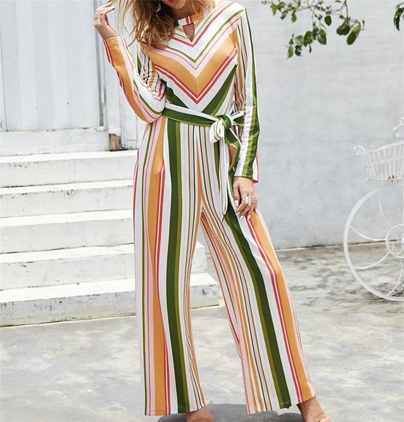women's jumpsuits & rompers women hollow out long sleeve striped jumpsuit ladies colorful loose frenulum wide leg overalls, Black;white
women's jumpsuits & rompers women hollow out long sleeve striped jumpsuit ladies colorful loose frenulum wide leg overalls, Black;white
