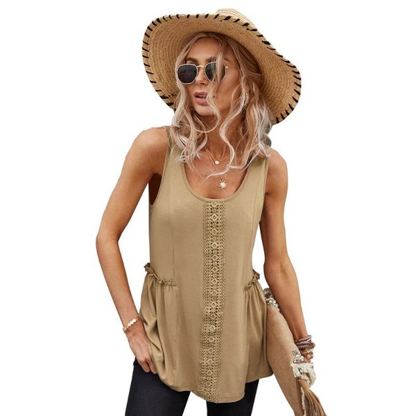 women's t-shirt donsignet fashion summer casual round neck pullover solid color loose plus size sleeveless, White
women's t-shirt donsignet fashion summer casual round neck pullover solid color loose plus size sleeveless, White