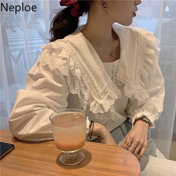 neploe lace blouse women solid sailor collar long sleeve ladies shirts spring fashion casual female blusas 1c707 210423, White
neploe lace blouse women solid sailor collar long sleeve ladies shirts spring fashion casual female blusas 1c707 210423, White