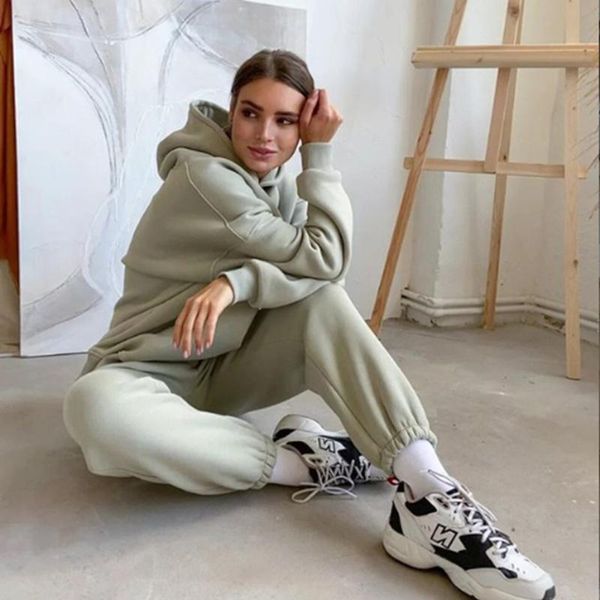 women's two piece pants women hoodies fleece tracksuit long sleeve sweatshirts sports jogger pant 2 outfits chandal mujer invierno ense, White
women's two piece pants women hoodies fleece tracksuit long sleeve sweatshirts sports jogger pant 2 outfits chandal mujer invierno ense, White