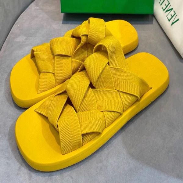 summer trendy slippers women canvas weave handmade beach sandals square toe fashion yellow luxury slides female, Black
summer trendy slippers women canvas weave handmade beach sandals square toe fashion yellow luxury slides female, Black
