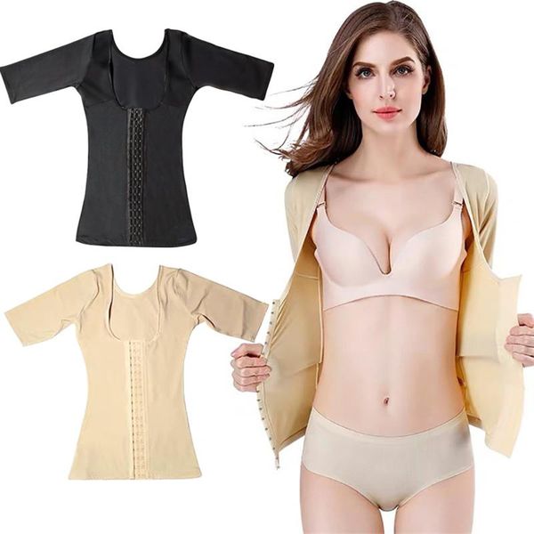 women's shapers seamless short-sleeve shapewear waist abdomen control corset body shaper undershirt for women blouse, Black;white
women's shapers seamless short-sleeve shapewear waist abdomen control corset body shaper undershirt for women blouse, Black;white