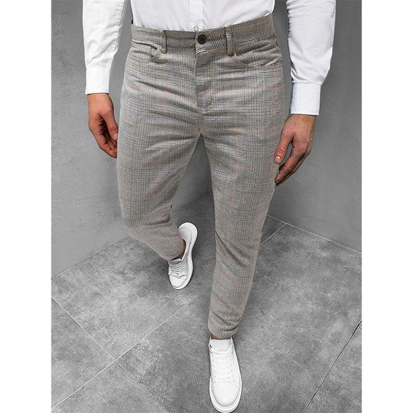 men's pants 2021 autumn casual mid waist trousers business men clothing vintage streetwear mens fashion plaid printed straight, Black
men's pants 2021 autumn casual mid waist trousers business men clothing vintage streetwear mens fashion plaid printed straight, Black