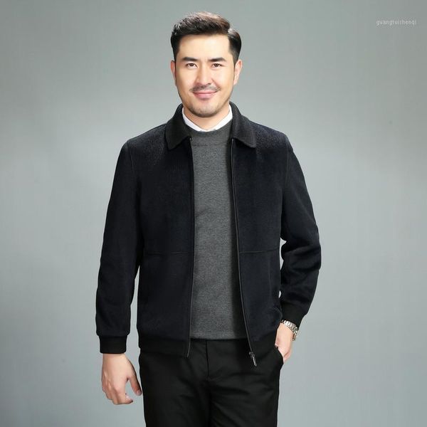 men's down & parkas jacket dad coat fall winter casual short faux mink lapel thick warm zipper parka detachable collar design, Black
men's down & parkas jacket dad coat fall winter casual short faux mink lapel thick warm zipper parka detachable collar design, Black