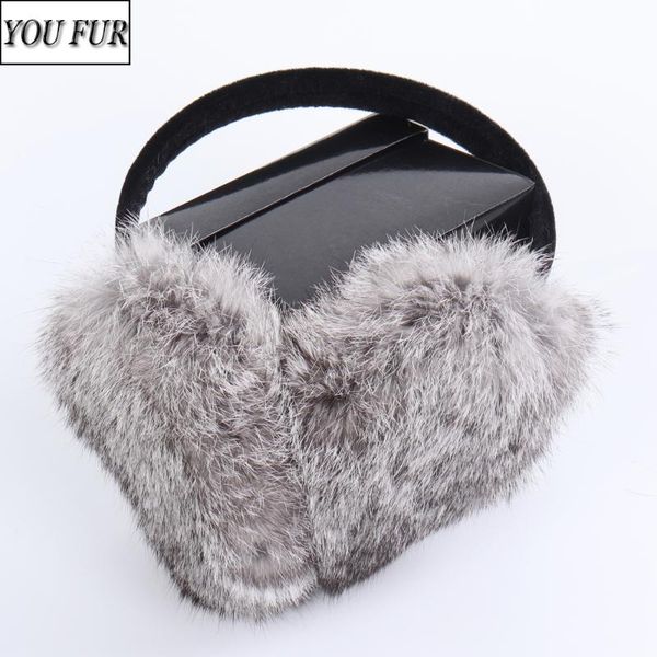 berets fur earmuffs for girls winter warm plush real genuine ear muff women fashion 100% natural earlaps, Blue;gray
berets fur earmuffs for girls winter warm plush real genuine ear muff women fashion 100% natural earlaps, Blue;gray