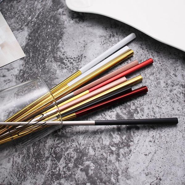 chopsticks nordic 304 stainless steel color 23cm portuguese household tableware square anti-scalding
chopsticks nordic 304 stainless steel color 23cm portuguese household tableware square anti-scalding