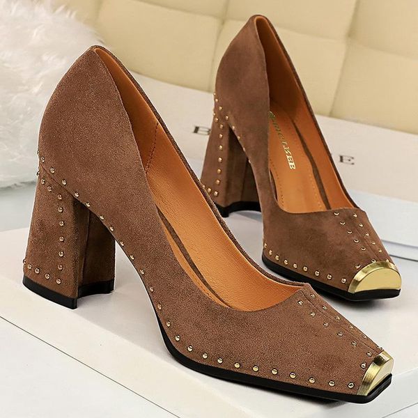 dress shoes bigtree rivet women pumps thick heel high heels party fashion ladies, Black
dress shoes bigtree rivet women pumps thick heel high heels party fashion ladies, Black