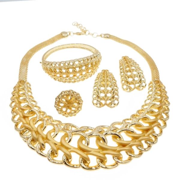 earrings & necklace selling italian gold plated jewelry set beautifully atomized ladies wedding h0059, Silver
earrings & necklace selling italian gold plated jewelry set beautifully atomized ladies wedding h0059, Silver