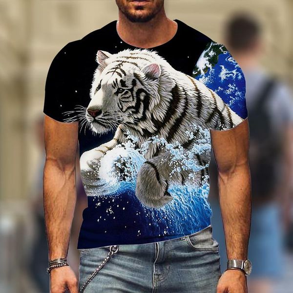 men's t-shirts animal graphic t-shirt fierce tiger 3d summer casual short sleeve -selling fashion high street streetwear, White;black
men's t-shirts animal graphic t-shirt fierce tiger 3d summer casual short sleeve -selling fashion high street streetwear, White;black