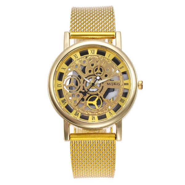 new fashion lightweight pvc mesh belt imitation mechanical hollow plastic quartz watch men's watch, Slivery;brown
new fashion lightweight pvc mesh belt imitation mechanical hollow plastic quartz watch men's watch, Slivery;brown