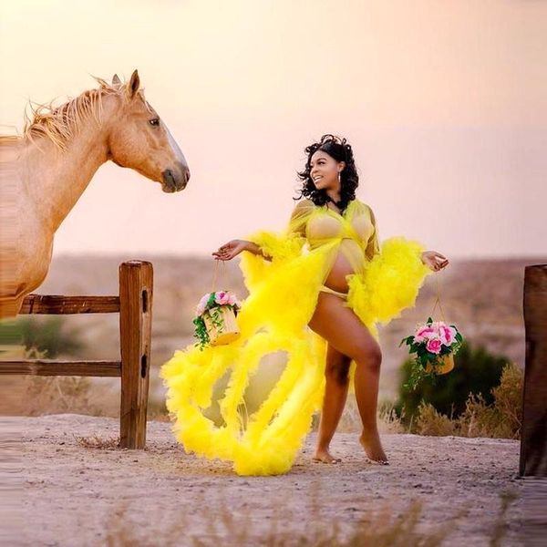 spring summer tulle long maternity dresses pography puff see through ruffles tiered women dress bright yellow robe casual, Black;gray
spring summer tulle long maternity dresses pography puff see through ruffles tiered women dress bright yellow robe casual, Black;gray