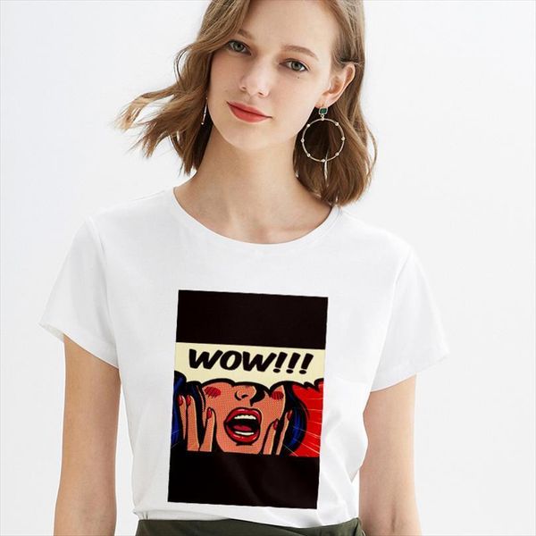 street short hair beauty mens t shirts print harajuku summer men fashion o neck sleeve white female clothing, White;black