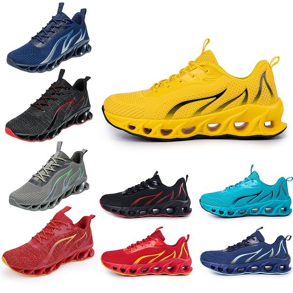running shoes non-brand men fashion trainers white black yellow gold navy blue bred green mens sports sneakers #109