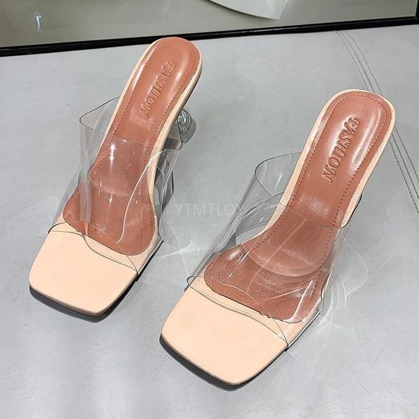 fashion pvc women sandals summer open toed high heels transparent heel slippers party shoes pumps zapatillas mujer casa, Black
fashion pvc women sandals summer open toed high heels transparent heel slippers party shoes pumps zapatillas mujer casa, Black