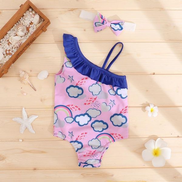 one piece swimsuit toddler baby girls rainbow cloud print ruffles children's swimwear summer backless sling ruffle bathing suit one-pie, Black
one piece swimsuit toddler baby girls rainbow cloud print ruffles children's swimwear summer backless sling ruffle bathing suit one-pie, Black