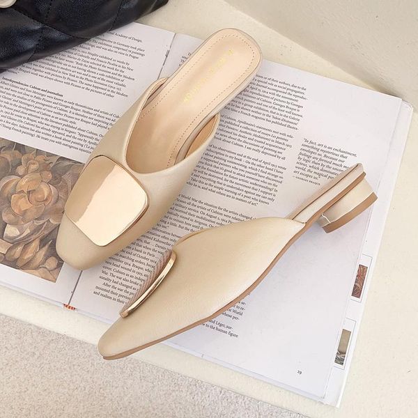 summer women sandals fashion metal decoration sandlias casual flats outdoor slip on slippers low heel mules shoes, Black
summer women sandals fashion metal decoration sandlias casual flats outdoor slip on slippers low heel mules shoes, Black