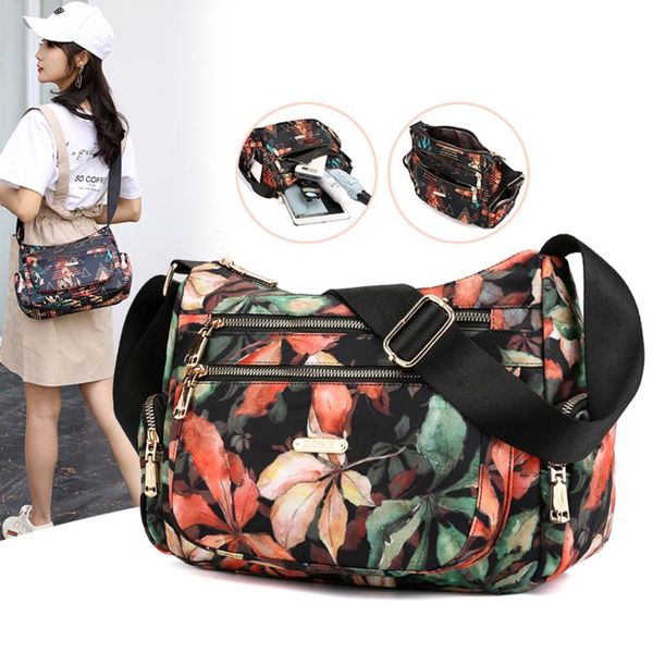 totes 2021 fashion floral shoulder bag women nylon waterproof soft zipper crossbody hobos multi-pocket versatile travel bolsa feminina
totes 2021 fashion floral shoulder bag women nylon waterproof soft zipper crossbody hobos multi-pocket versatile travel bolsa feminina