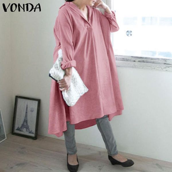 party maxi dress 2021 vonda women casual turn down neck long sleeve dresses plus size bohemian vestidos loose beach sundress, Black;gray
party maxi dress 2021 vonda women casual turn down neck long sleeve dresses plus size bohemian vestidos loose beach sundress, Black;gray