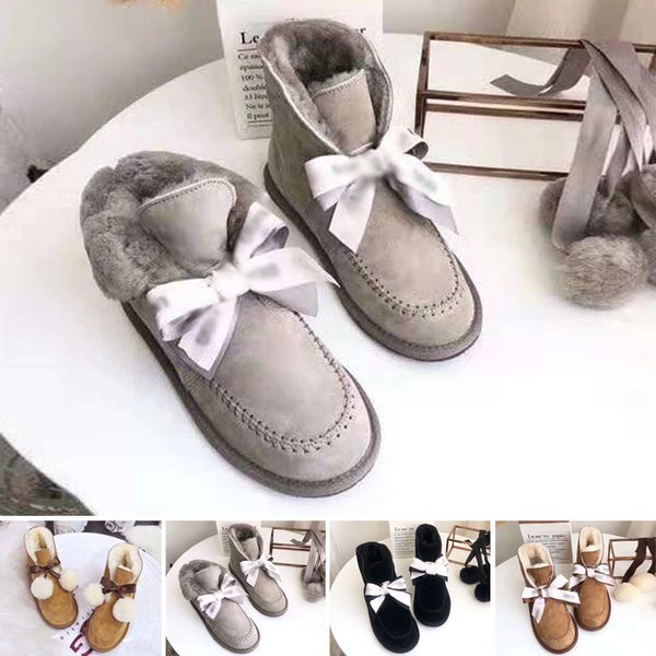 fur snow designer women winter boots leather classic kneel half long ankle black grey chestnut coffee warm bailey bow womens boot girl botte
fur snow designer women winter boots leather classic kneel half long ankle black grey chestnut coffee warm bailey bow womens boot girl botte