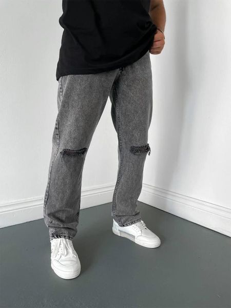 men's jeans cool designer brand skinny ripped destroyed stretch slim fit hop long grey denim pants with holes for men, Blue
men's jeans cool designer brand skinny ripped destroyed stretch slim fit hop long grey denim pants with holes for men, Blue