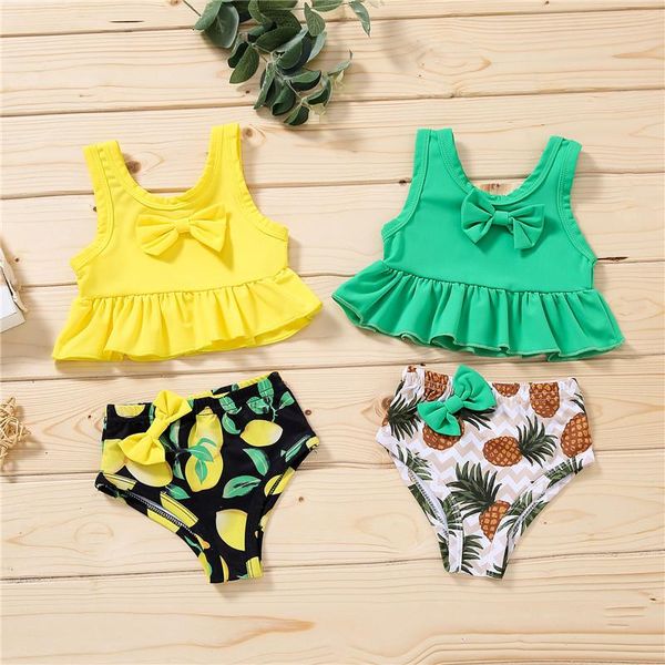 0-24m baby girls split swimsuit set with bow-knot solid color ruffle hem + fruit print panties toddler swimming suits one-pieces, Black
0-24m baby girls split swimsuit set with bow-knot solid color ruffle hem + fruit print panties toddler swimming suits one-pieces, Black