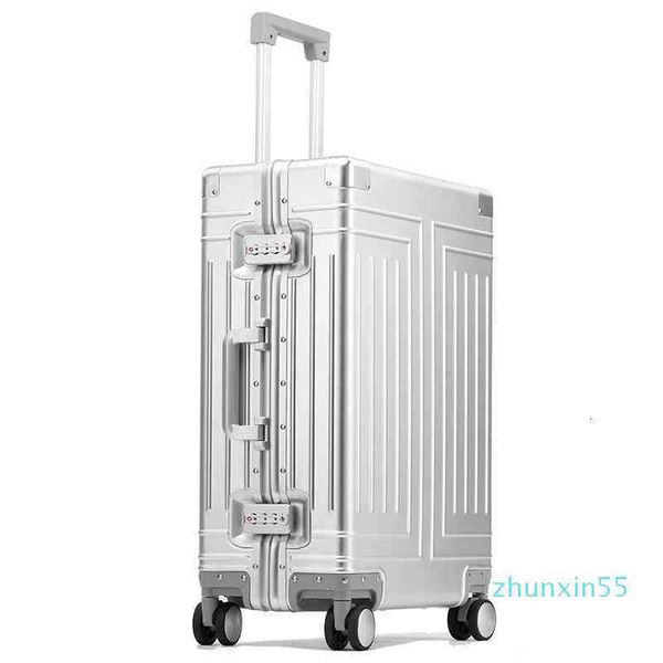 high-grade 100% aluminum-magnesium rolling luggage for boarding spinner travel suitcase with wheels suitcases
high-grade 100% aluminum-magnesium rolling luggage for boarding spinner travel suitcase with wheels suitcases