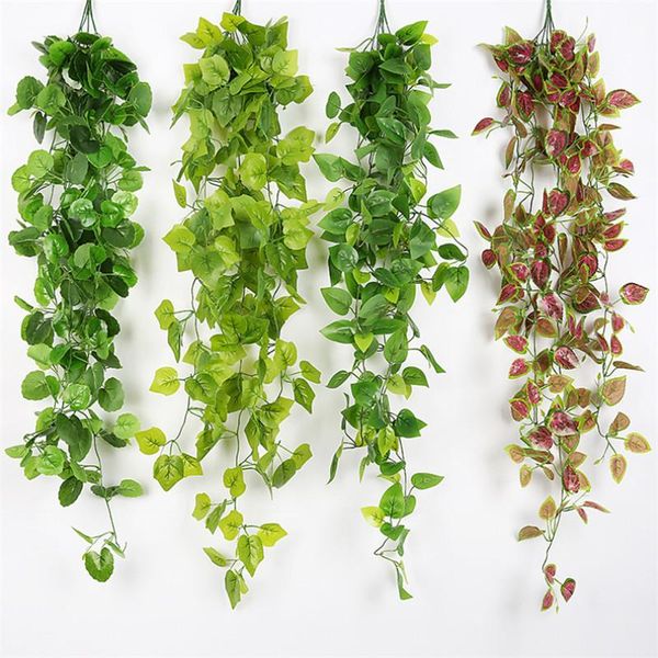 100cm artificial leaf garland plants wall hanging ivy vine green radish leaves rattan party wedding home diy decoration decorative flowers &
100cm artificial leaf garland plants wall hanging ivy vine green radish leaves rattan party wedding home diy decoration decorative flowers &