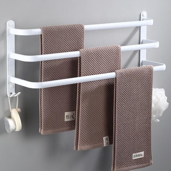 towel racks bathroom hanging rod aluminum alloy rack wall mounted hanger holder with hook multi-layer white bar rail matte
towel racks bathroom hanging rod aluminum alloy rack wall mounted hanger holder with hook multi-layer white bar rail matte