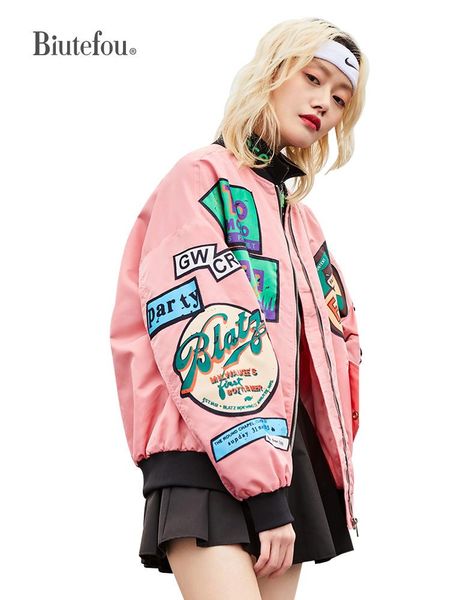 women's jackets 2021 spring and autumn women streetwear print loose jacket, Black;brown
women's jackets 2021 spring and autumn women streetwear print loose jacket, Black;brown
