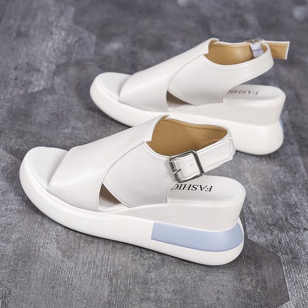 sandals buckle women leather fashion high heels open toe shoes original design platform fit soft beige 2021 summer, Black
sandals buckle women leather fashion high heels open toe shoes original design platform fit soft beige 2021 summer, Black