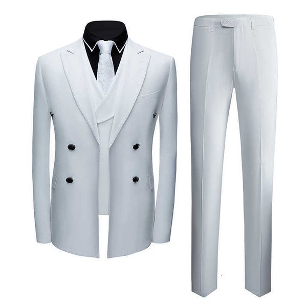 men's suits & blazers the latest male white design suits fine fit three pcs business set groom tuxedo blazer wedding graduation suit ev, White;black
men's suits & blazers the latest male white design suits fine fit three pcs business set groom tuxedo blazer wedding graduation suit ev, White;black