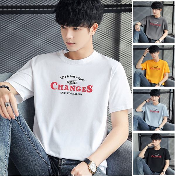 men's summer t shirt korean version trend ins tide short sleeve loose casual cotton tees bottoming t-shirt, White;black
men's summer t shirt korean version trend ins tide short sleeve loose casual cotton tees bottoming t-shirt, White;black