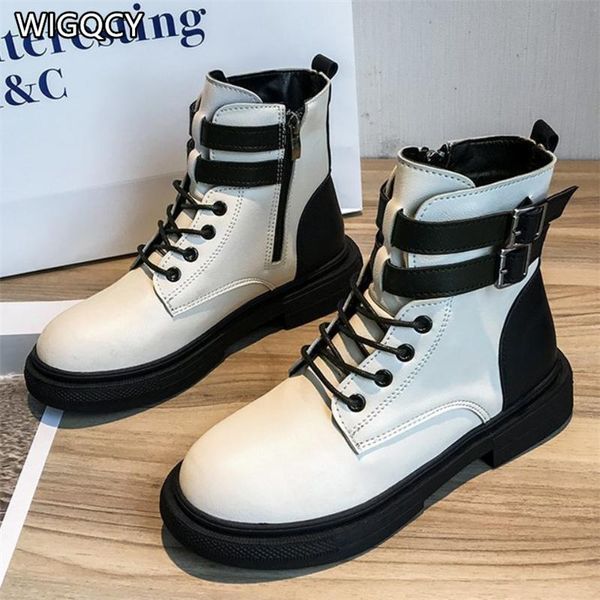 boots fall/winter 2021 women's fashion color matching lace-up platform british casual motorcycle, Black
boots fall/winter 2021 women's fashion color matching lace-up platform british casual motorcycle, Black
