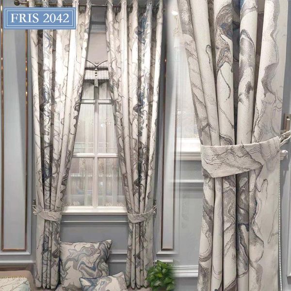 curtain & drapes chinese luxury marble pattern blackout curtains for high-end villa living room bedroom customization
curtain & drapes chinese luxury marble pattern blackout curtains for high-end villa living room bedroom customization