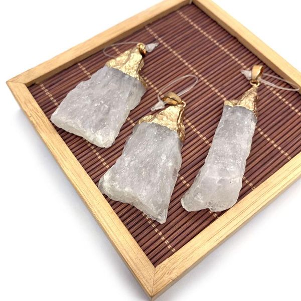 charms natural stone pendant white crystal necklace irregular shape for fashion accessories elegant lady, Bronze;silver
charms natural stone pendant white crystal necklace irregular shape for fashion accessories elegant lady, Bronze;silver