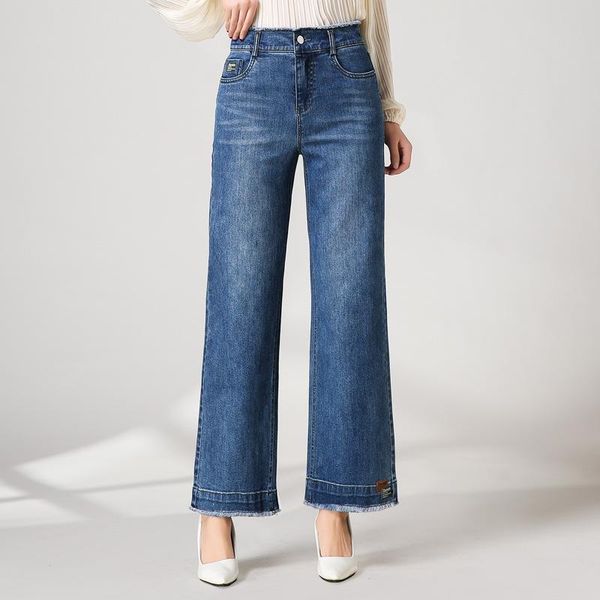 women's jeans loose edge wide leg pants 2021 spring temperament high waist drop straight, Blue
women's jeans loose edge wide leg pants 2021 spring temperament high waist drop straight, Blue
